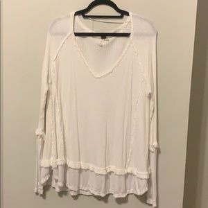Free People We The Free Slouchy Tunic - White